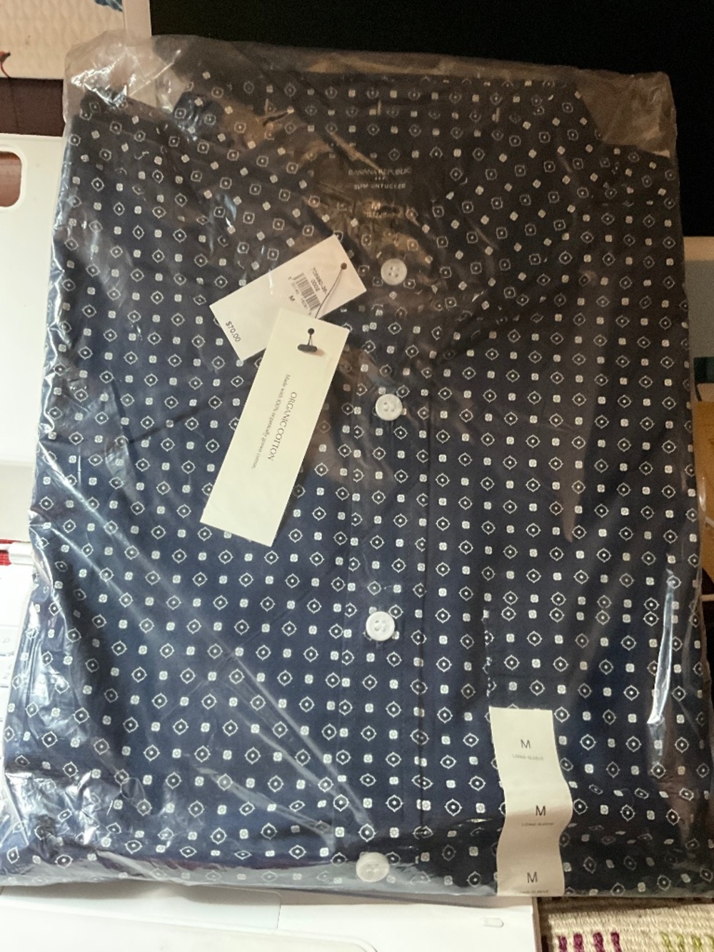 NIP Banana Republic men’s shirt, blue size M